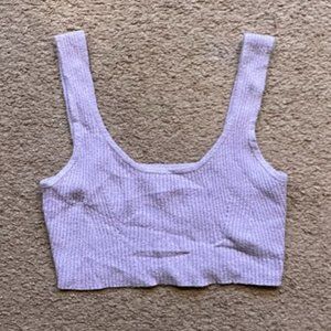 Fuzzy Crop Tank Top